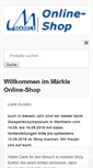 Mobile Screenshot of maerkle-shop.de